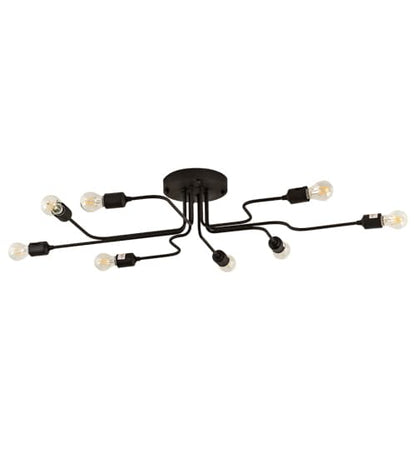 PipeDream Alva 8 Light 44" Wide Semi-Flush Linear Ceiling Fixture
