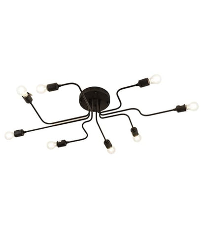PipeDream Alva 8 Light 44" Wide Semi-Flush Linear Ceiling Fixture