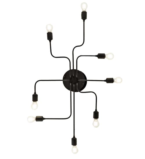 PipeDream Alva 8 Light 44" Wide Semi-Flush Linear Ceiling Fixture