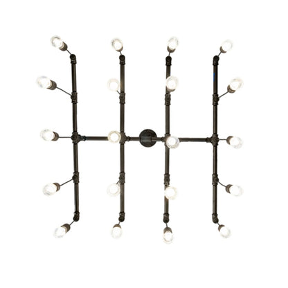 Meyda Tiffany 20 Light 51" Wide Abstract Linear Pendant