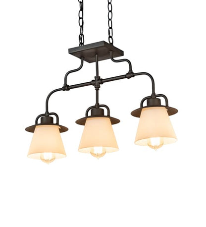 3 Light 24" Wide Linear Pendant