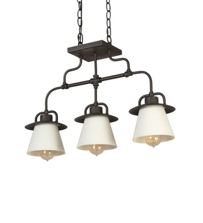 3 Light 24" Wide Linear Pendant