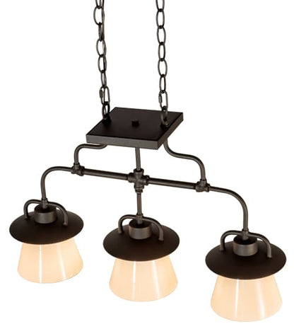 3 Light 24" Wide Linear Pendant