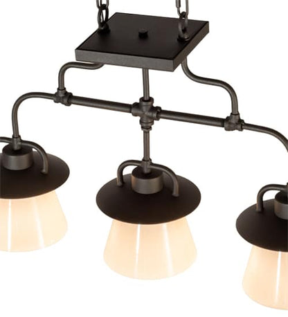 3 Light 24" Wide Linear Pendant