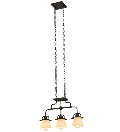 3 Light 24" Wide Linear Pendant