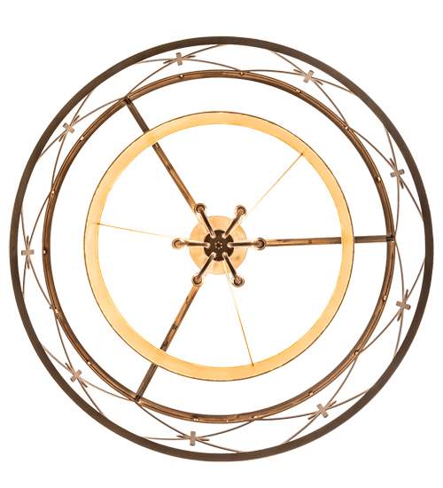6 Light 36" Wide Pendant