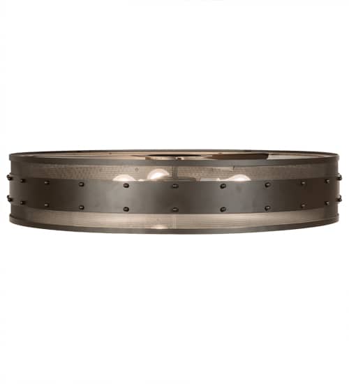 Nolan 3 Light 30" Wide Flush Mount Drum Ceiling Fixture