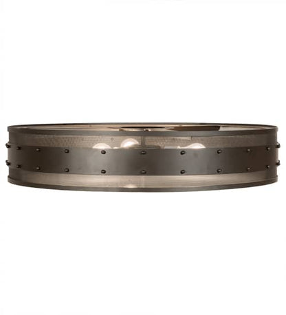 Nolan 3 Light 30" Wide Flush Mount Drum Ceiling Fixture