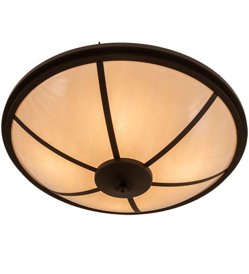Commerce 4 Light 31" Wide Semi-Flush Bowl Ceiling Fixture - Oil Rubbed Bronze Finish
