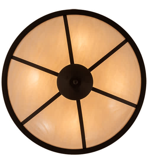 Commerce 4 Light 31" Wide Semi-Flush Bowl Ceiling Fixture - Oil Rubbed Bronze Finish