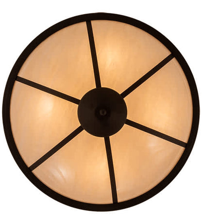Commerce 4 Light 31" Wide Semi-Flush Bowl Ceiling Fixture - Oil Rubbed Bronze Finish