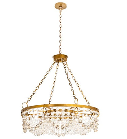 Sardinia 8 Light 36" Wide Crystal Ring Chandelier
