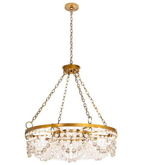 Sardinia 8 Light 36" Wide Crystal Ring Chandelier
