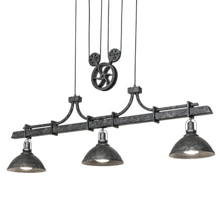 3 Light 67" Wide Linear Pendant