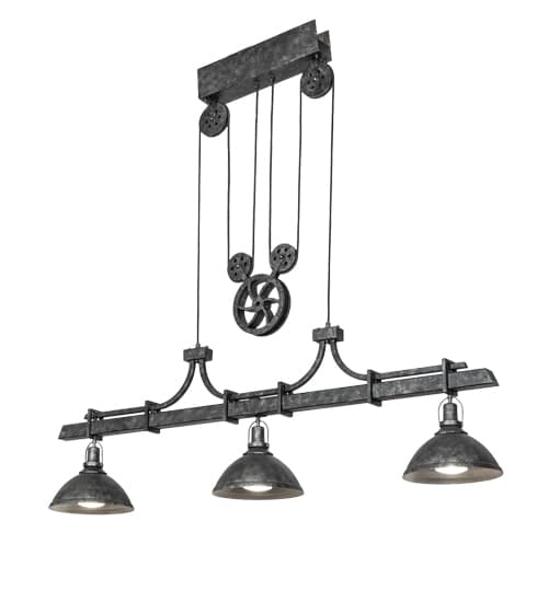3 Light 67" Wide Linear Pendant