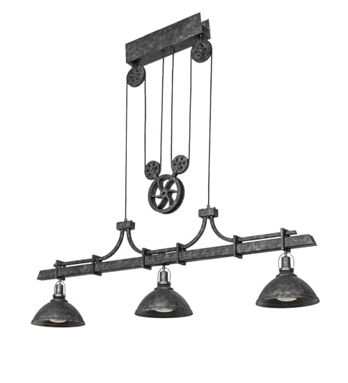 3 Light 67" Wide Linear Pendant