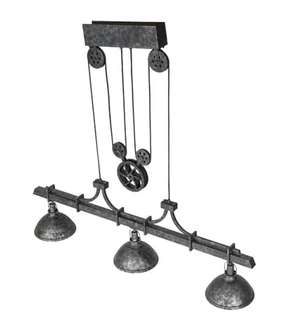 3 Light 67" Wide Linear Pendant