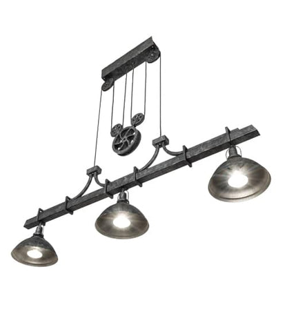 3 Light 67" Wide Linear Pendant