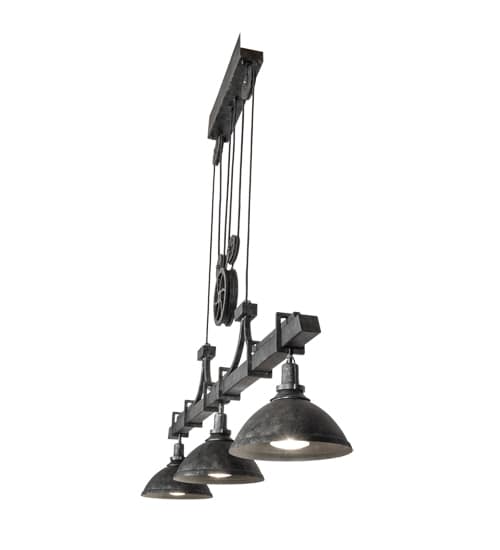 3 Light 67" Wide Linear Pendant