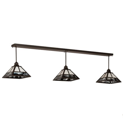 3 Light 84" Wide Linear Pendant