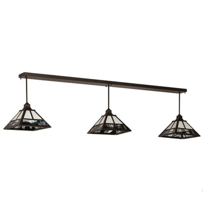 3 Light 84" Wide Linear Pendant