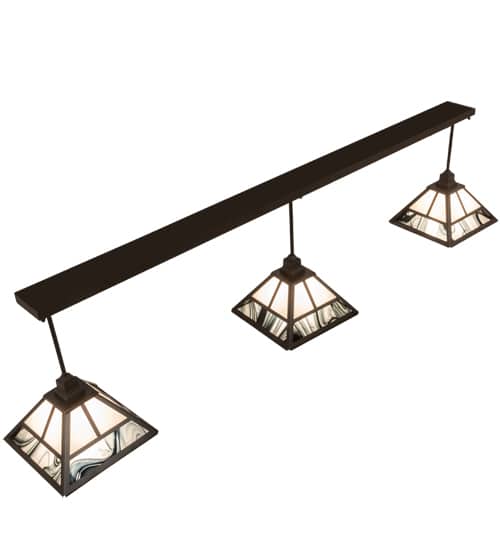 3 Light 84" Wide Linear Pendant