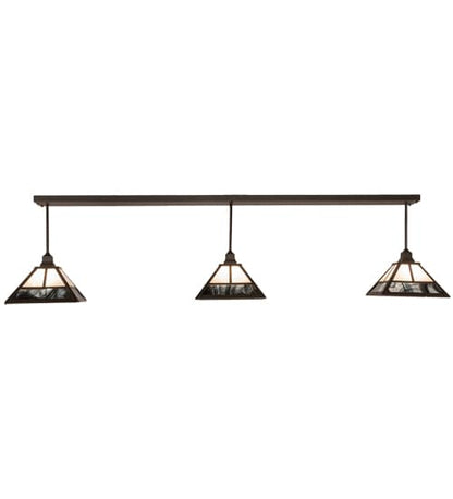 3 Light 84" Wide Linear Pendant