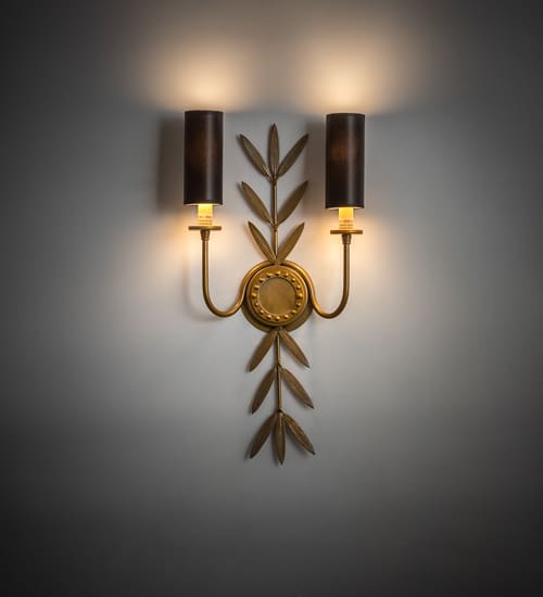 Sunflower 2 Light 24" Tall Wall Sconce