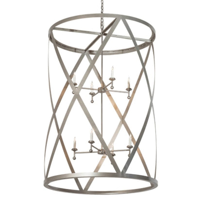 Meyda Tiffany 8 Light 42" Wide Taper Candle Pendant