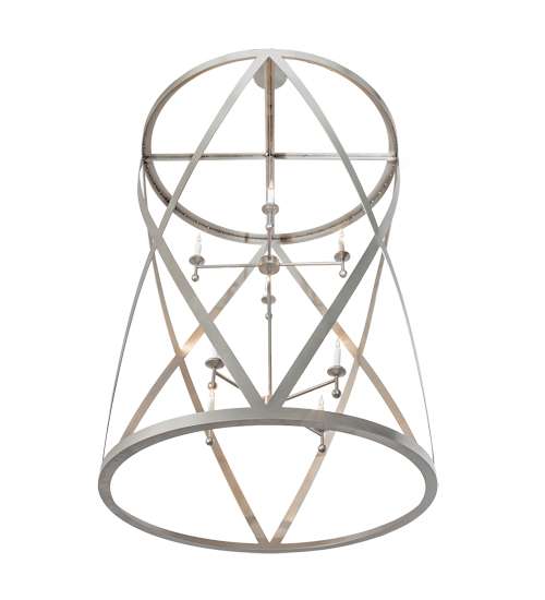 8 Light 42" Wide Taper Candle Pendant