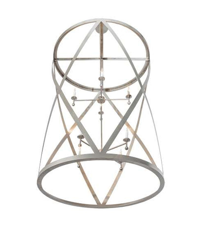 8 Light 42" Wide Taper Candle Pendant