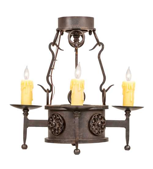 Lorenzo 4 Light 18" Wide Semi-Flush Ceiling Fixture