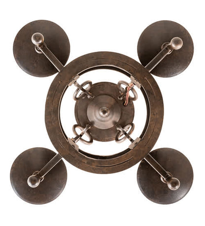 Lorenzo 4 Light 18" Wide Semi-Flush Ceiling Fixture