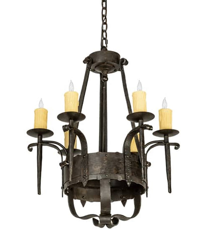 Costello 6 Light 24" Wide Taper Candle Style Chandelier