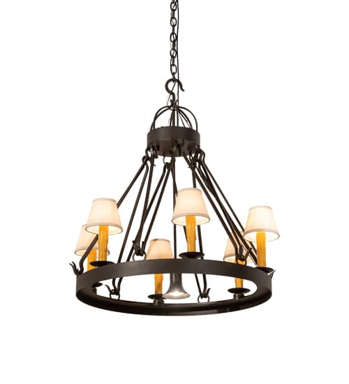 Lakeshore 6 Light 30" Wide Ring Chandelier