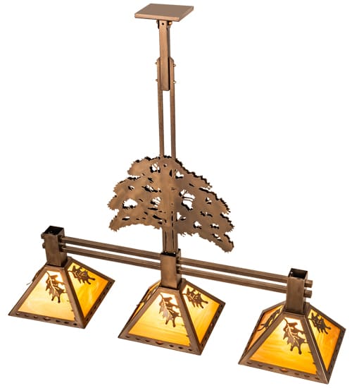 3 Light 45" Wide Linear Pendant