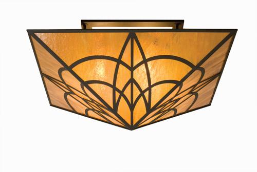 Scottsdale Mission 4 Light 36" Wide Semi-Flush Ceiling Fixture