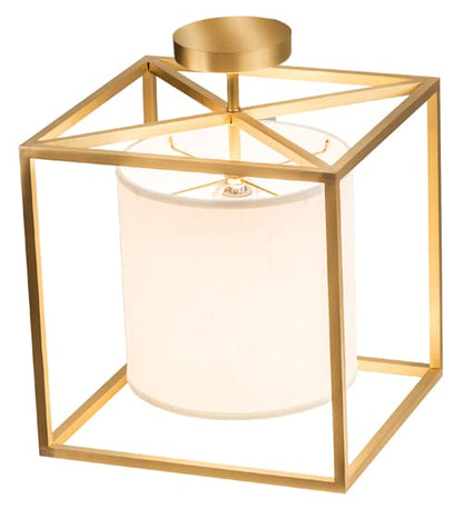 Kitzi Cilindro 20" Wide Semi-Flush Square Ceiling Fixture