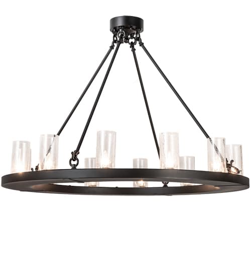Loxley 12 Light 42" Wide Semi-Flush Ceiling Fixture