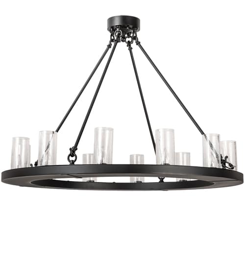 Loxley 12 Light 42" Wide Semi-Flush Ceiling Fixture