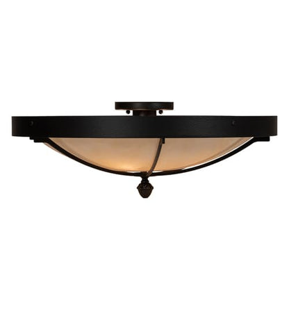 Dominga 4 Light 22" Wide Flush Mount Bowl Ceiling Fixture