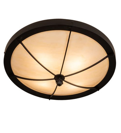 Dominga 4 Light 22" Wide Flush Mount Bowl Ceiling Fixture