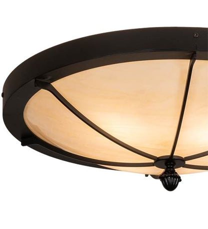 Dominga 4 Light 22" Wide Flush Mount Bowl Ceiling Fixture