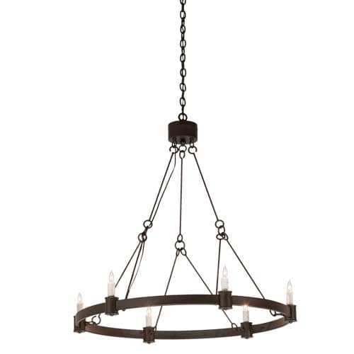 Kenosha 6 Light 36" Wide Taper Candle Style Chandelier