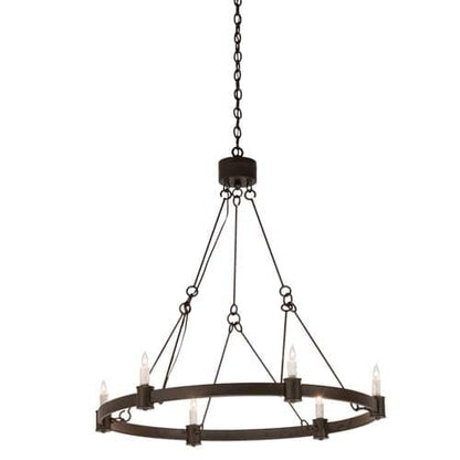 Kenosha 6 Light 36" Wide Taper Candle Style Chandelier