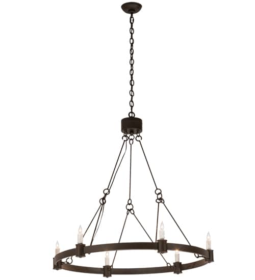 Kenosha 6 Light 36" Wide Taper Candle Style Chandelier