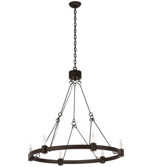 Kenosha 6 Light 36" Wide Taper Candle Style Chandelier