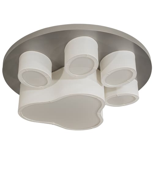 MSU Pawprints 48" Wide LED Flush Mount Ceiling Fixture