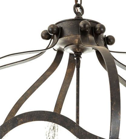 6 Light 33" Wide Pendant