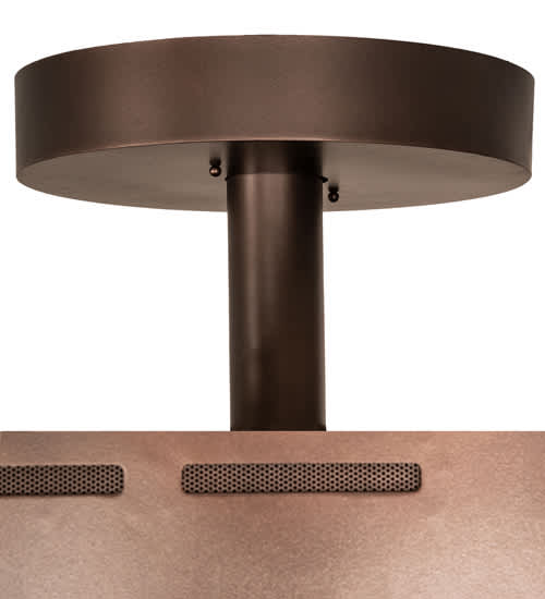 Cilindro Bulle 70" Wide LED Semi-Flush Waterfall Ceiling Fixture